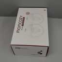 Momcozy Breast Pump Hands Free Mobile Style | M6, Wearable Breastfeeding Pump Ideal Rhythm for More Milk, DoubleFit Flange More Fit & Discreet with 3 Modes & 9 Levels, 24mm - 2 Pack Quill Gray