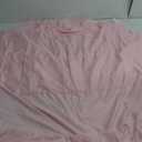 Curtainworks Flounced Ruffle Rod Pocket 100% Polyester, 42 x 84 Inch, 1 Curtain Panel, Pink