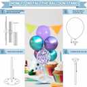 299 Pcs Mermaid Birthday Decorations, Mermaid Party Decorations Kit - Disposable Dinnerware Set with 25 Guests, Backdrop, Balloon, Banner, Tablecloth, Knives, Forks, Spoons, CakeTopper