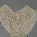 SHENHE Women's Pajama Shorts Split Leg Floral Cheeky Lounge Shorts Coquette Flowy Sleep Bottoms M