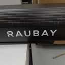 【Easy Set Up】 RAUBAY 59.8 x 82.7in Collapsible White Backdrop Screen Portable Retractable Panel Photo Background with Stand for Video Conference, Photographic Studio, Streaming