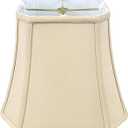 Royal Designs, Inc. BSO-705-16BG Square Cut Corner Bell Basic Lamp Shade, 9 x 16 x 13, Beige