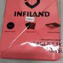 INFILAND Case for iPad (A16) 11th Generation 11 Inch 2025, iPad 10th Generation 10.9 Inch 2022 – Slim Magnetic Origami Cover with Pencil Holder, Multi-Angle Stand, Auto Wake/Sleep (Watermelon Pink)