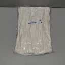 decorUhome Spring Couch Throw Pillow Covers 18x18 Set of 2, Decorative Soft Velvet Neutral Chenille Pillow Covers with Elegant Design for Sofa Bed Living Room Home Decor, Cream White