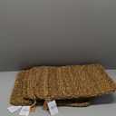 4 Pack Rectangular Woven Placemats, Natural Seagrass Place Mats, 17" x 12", Rattan Wicker Table Mats for Dining Table (Set of 4)