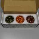 Lanpn Fall Scented Candles Gift Set 3 Pack, 16.5oz Pumpkin Glass Jar Candle, Thanksgiving Aromatherapy Soy Wax Candles for Woman Man, Autumn Fragrance Table Farmhouse Decoration, Tabletop Centerpiece