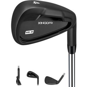 XM-01 Individual Golf Irons or Golf Irons Set - Premium Men Golf Club Iron with Steel Shaft for Right Hand Golfers Stiff Flex (#4 Iron Single, Right)