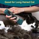 oneisall Cat Clippers for Matted Hair, 5-Speed Quiet Cat Grooming kit, Cordless Pet Shaver for Long Hair,Waterproof Pet Hair Trimmer, Pet Clippers for Cats(Green)