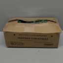 Christmas Garland with Dual Color 50 LED Lights 9 Ft, Prelit Xmas Garland with Cypress Leaf, Timer by Remote Control and Batteries Operated for Mantle Staircase Indoor and Outdoor (Green PVC 9FT)