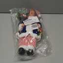 Father Santa Donald Christmas Figurine 45cm (Blue)  Funny Holiday Character Ornament  Novelty Christmas Decoration for Home, Party & Garden