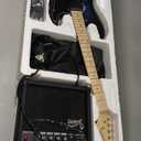 GLARRY Full Size Electric Guitar for Music Lover Beginner with 20W Amp and Accessories Pack Guitar Bag (DARK BLUE, 39" Right Handed)