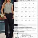 Womens Sleeveless Button Down Shirts Blouses Striped Casual Business Tank Tops Office Work (Beige, S)