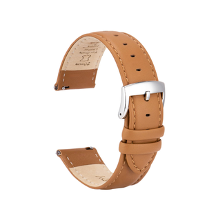 Leather Watch Bands Strap Quick Release, Elegant & Soft Top Grain Genuine Leather Watch band for Men Women, 22mm 21mm 20mm 18mm 16mm Replacement Straps for Watch & Smartwatch