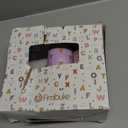 Fimibuke Kids Insulated Water Bottle with Straw Lid & Handle - 14oz BPA FREE 18/8 Stainless Steel Metal Tumbler Leak Proof Double Wall Vacuum Kids Cup Toddler Water Bottle for School Boys Girls (B1.Strawberry & Mermaid)