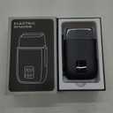 Electric Razor for Men Face, Electric Shavers for Men, Cordless Portable Rechargeable Waterproof Foil Shavers with LED Display, 3 Speeds, Travel Lock for Beard and Face Shaving (Black)