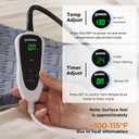 Cat Heating Pad, Heated Cat Bed Indoor, 11 Temp & 25 Timer Settings