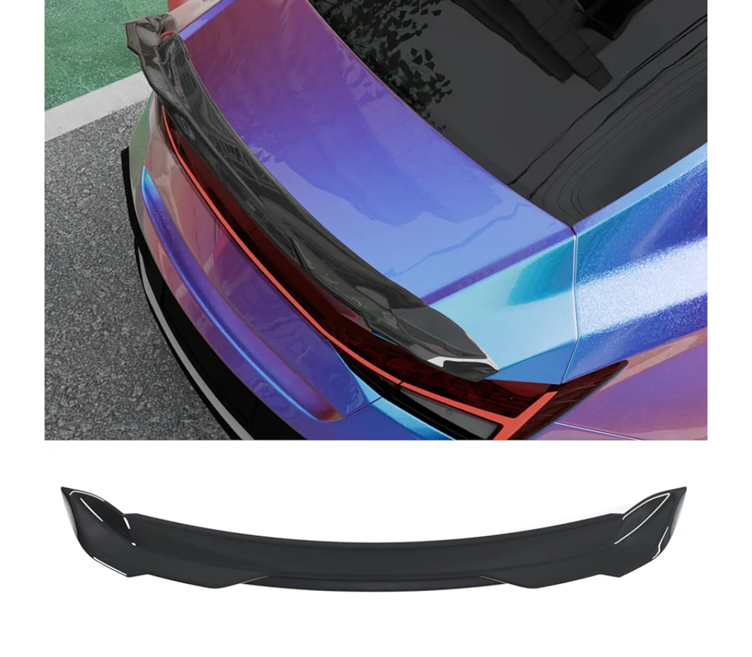 Spoiler Wing Compatible with 2021-2025 Hyundai Elantra Sedan Rear Spoiler Trunk Rear Spoiler Wing Lip ABS Plastic for 2024 Elantra Accessories (Glossy Black)