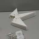 23" Plug-in Moravian Star Outdoor Light with Timer, Warm White 3D PVC Christmas Star IP44 Waterproof Hanging Decoration for Porch, Garden, Wedding, Indoor Holiday Display