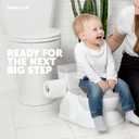 Jool Baby Real Feel 2-in-1 Potty with Wipes Storage, Flushing Sounds & Disposable Liners - Realistic Toilet - Easy to Clean & Assemble (Gray)