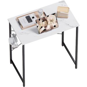 Pamray 23 Inch Computer Desk for Small Spaces, Home Office Work Desk with Headphone Hook, Small Office Desk Study Writing Table