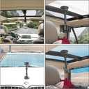 Heavy Duty 100mm Suction Cup w/Adjustable 2-Ball-Head Action Camera Dash Cam Phone Car Mount Vehicle Windshield Holder for iPhone GoPro insta360 DJI Akaso Video Recording (1.5kg Load)