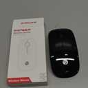 RAPIQUE R306C USB C Wireless Mouse, Type-C 2.4GHz Portable Computer Mouse, Silent Click, Ultra-Slim, 3 DPI Levels, 480 Hours Battery Life, for USB-C Laptops, MacBook, iPad, Tablet, Android  Black