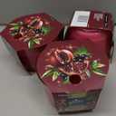 Glade 3-Wick Scented Candle Jar, Pomegranate & Currant, Air Freshener Infused with Essential Oils, 6.8 Oz, 3 Count