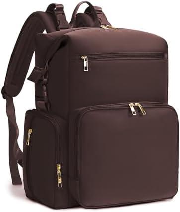 CEI-CEI Neoprene Diaper Bag Backpack Large Newborn Baby Maternity Bags Waterproof Travel Backpack for Mom Dad with Insulated Pockets,Changing Pad