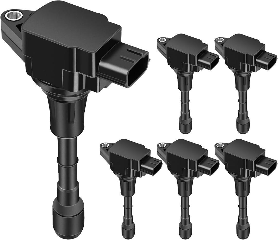 SCITOO 6Pcs Ignition Coil UF550 for Nissan Quest 3.5L 2011-2014 for Nissan Pathfinder 3.5L 2013-2014 for Nissan Murano 3.5L 2009-2014 for Infiniti EX35 3.5L 2008-2012 UF550 C1670