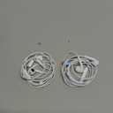 2 Pack-USB C Headphones for iPhone 17/16/15 Pro Max,Type C Earbuds Wired Earphones with Mic & Remote Control Noise Cancelling for iPhone 17/16/15 Plus/Air/Pro, iPad Pro, Galaxy S25/S24/S23/S22,Note 20 (White)