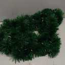 50Ft Green Christmas Garland Decorations,Xams Greenery Tinsel Stems Non-Lit Soft Twist Garland Decor for Tree Stairs Railing Front Door Mantle Fireplace Indoor Outdoor Holiday Home