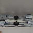 Wheel Chock X-Shaped Stabilizer (Allow Drill Adjust) Dual Axel RV Travel Trailer Camper Tire While Camping (XL-2 Pack)