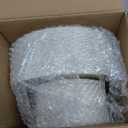 U-QE 100 Piece Ivory Scalloped Plastic Plates for Party with Gold Rim - Plastic Party Plates Disposable Heavy Duty - High End Disposable Plates Include 50pcs Dinner Plates 9"&50pcs Dessert Plates 6.5"