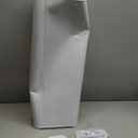 Diaper Genie Platinum Pail (Lilly White) is Made of Durable Stainless Steel and Includes 1 Easy Roll Refill with 18 Bags That can Last up to 5 Months.