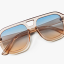 livho Trendy Polarized Square Aviator Sunglasses Women Men Square Eyewear Frame, Retro Sun Glasses for Women Men 2025 Shades