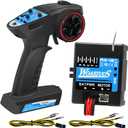 2 in 1 ESC & Receiver with 2.4G RC Transmitter ESC Remote Controller Receiver Combo Specially Designed for Axial SCX24 RC Car