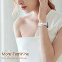 Lerobo Thin Slim Bands Compatible with Apple Watch 40mm 38mm 44mm 45mm 46mm 42mm 41mm 49mm SE iWatch Bands Ultra 3 2 1 Series 11 10 9 8 7 6 5 4 3 2 1 for Women Men, Soft Narrow Sport Strap Wristband (Black/ Nude/ Starlight/ White/ Sand Pink/ Smoke Violet)