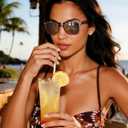 Sunglasses-women Polarized Sunglasses-womens: Trendy Sun Glasses polarized UV400 Protection Fashion Sun glasses