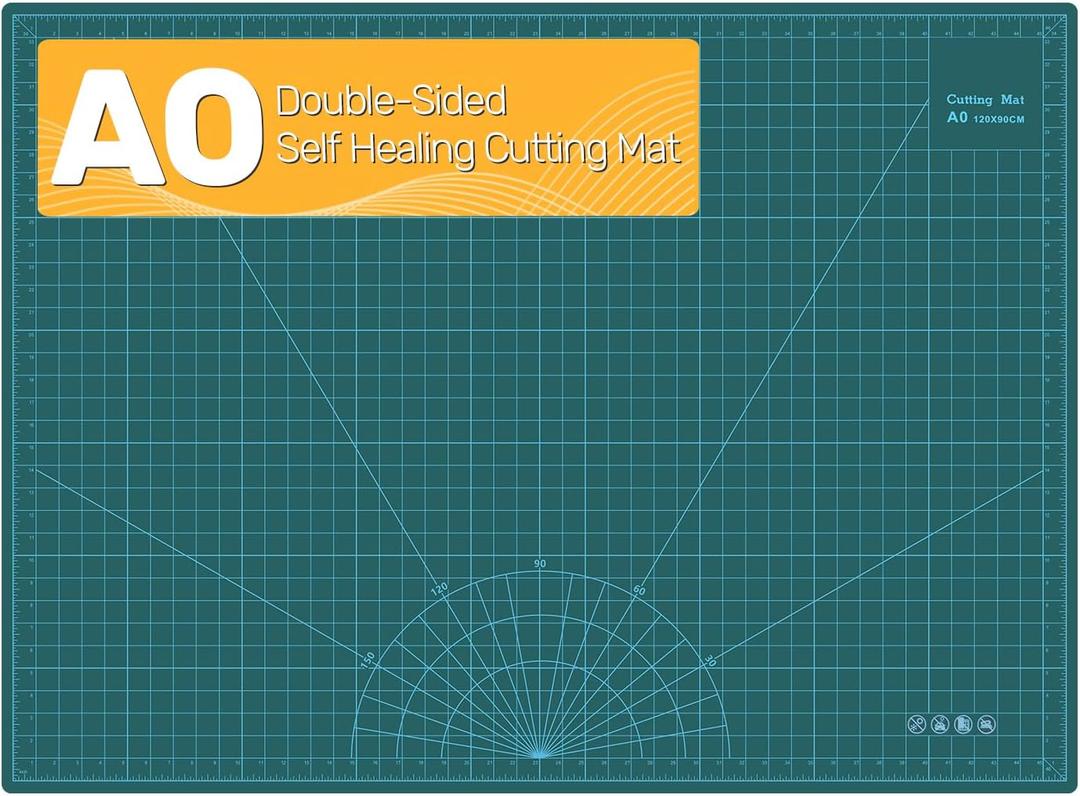 Self Healing Cutting Mat, 35" x 47", Double-Sided Rotary Cutting Mat for Sewing, Quilting, Scrapbooking & Craft, Large Craft Cutting Board for Hobby Use(A0)