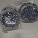 2 Pack 40 oz Tumbler Flip Straw Lid Replacement Fit for 40 oz Stanley Quencher, Leak Proof,Handle On Top,Reusable Tumbler Cover Compatible with 40oz Stanley Quencher (Navy Blue)