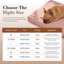 Large Orthopedic Dog Crate Bed with Waterproof Lining, Soft Short Plush Surface & Egg Crate Foam for Calming Puppy, Machine Washable Pet Bed with Removable Cover & Anti Slip Bottom