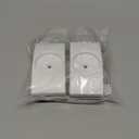 Wall Nanny - Baby Gate Wall Protector (Made in USA) Protect Walls from Pet Gates & Dog Gates - No Safety Hazard on Spindles - for Child Pressure Mounted Baby Gate for Stairs Cup Guard - White, 4 Pack