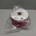 Velvet Wired Edge Ribbon, 4 Inch Width, Christmas Gift Wrapping Ribbon, Waterproof for Wreath DIY Crafts (Red, 20 Yards)