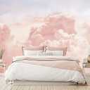Pink Clouds Wall Mural Wallpaper for Bedroom 103" x 69" (No.25)