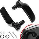 Amazicha Saddlebag Latch Kit Stainless Steel Saddle Bag Lifter Gloss Black fit for Harley Davidson Touring Street Glide Electra Glide Road King Road Glide Ultra Limited FLHR FLHT FLHX FLHTK 2014-2024