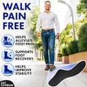 EstCarbon - Carbon Fiber Insole - 1 pc, Men 8-8.5, Women 9 - Mortons Extension - Orthotic Insole - Rigid Shoe Insert - Foot Arch Support - Turf Toe Stiff Plate - Thin Sport Sole