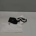 MAXJULI Kids Ski Goggles - Helmet Compatible Snow Goggles for Baby &Toddler with 100% UV Protection Age 0-4 4301 (White Frame Clear Lens (Vlt 92.7%))