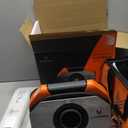 ETENWOLF VORTEX S6 Tire Inflator Portable Air Compressor for Heavy-duty Vehicle, Cordless Air Pump for Car & Inflatables with 19200 mAh Battery, 100% Duty Cycle & Dual Cylinder Bike Pump, Vivid Orange