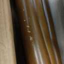 COLAMY Counter Height Bar Stools Set of 2, Kitchen Bar Stools with Back, Mid Century Modern Upholstered, with Wood Legs for Kitchen Island Dining Room, Beige