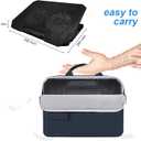 Laptop Cooling pad Laptop Cooler Stand Laptop Fan Cooling pad for 11-15.6 Inch Gaming Notebooks, 2 Turbine Fans,4 Angle Adjustable Laptop Cooling Stand (Black)